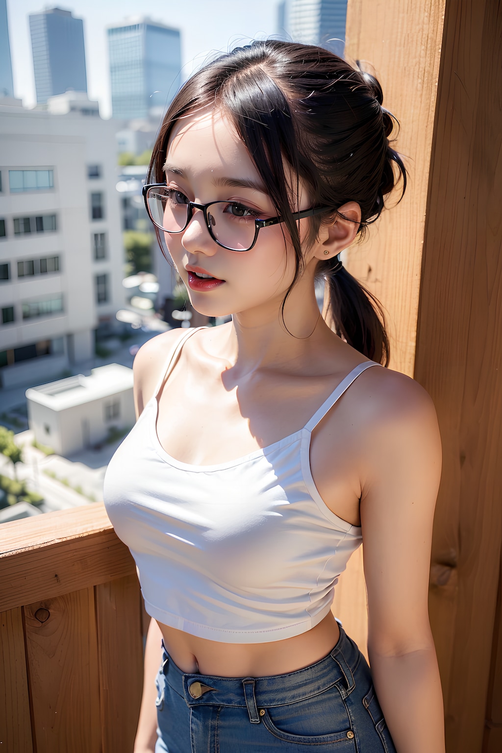 餡子のクロップトップ