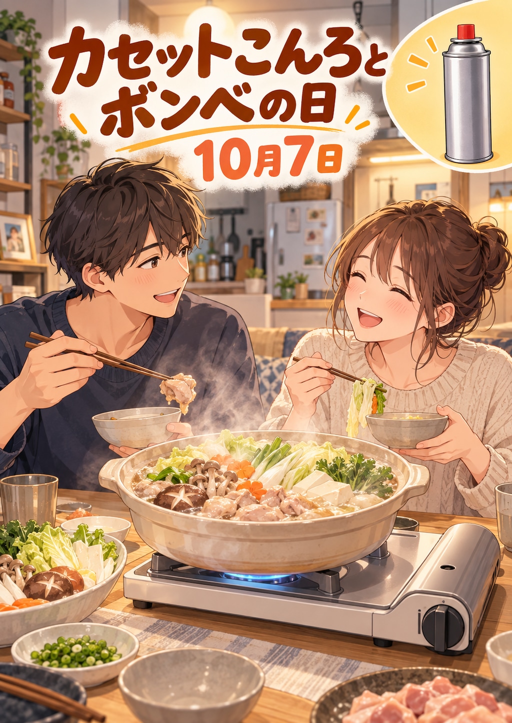 [今日は何の日 10/7] カセットこんろとボンベの日