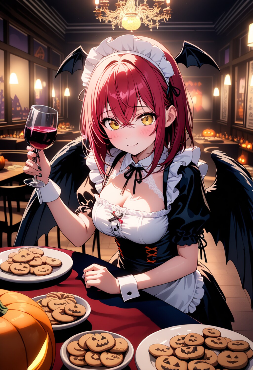 2人のハロウィンパーティー[days AI]