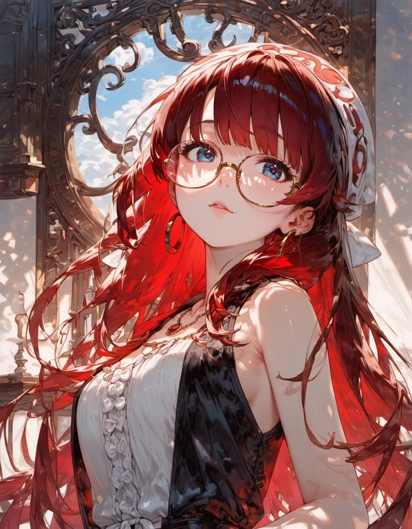 Scarlet Scholar of the Cathedral | の人気AIイラスト・グラビア