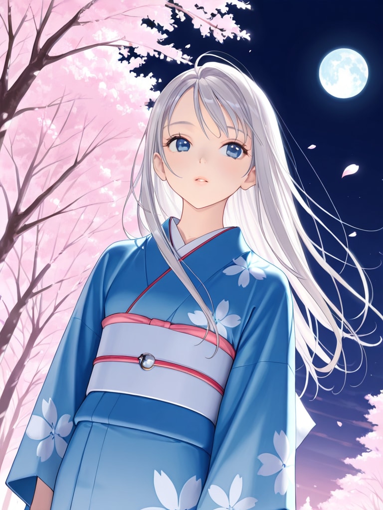 夜桜 | の人気AIイラスト・グラビア