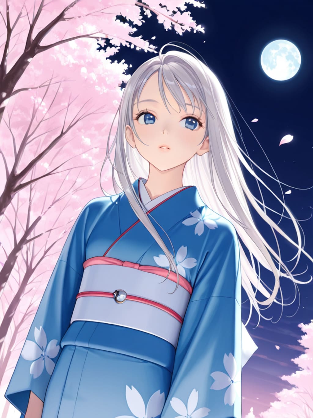 夜桜