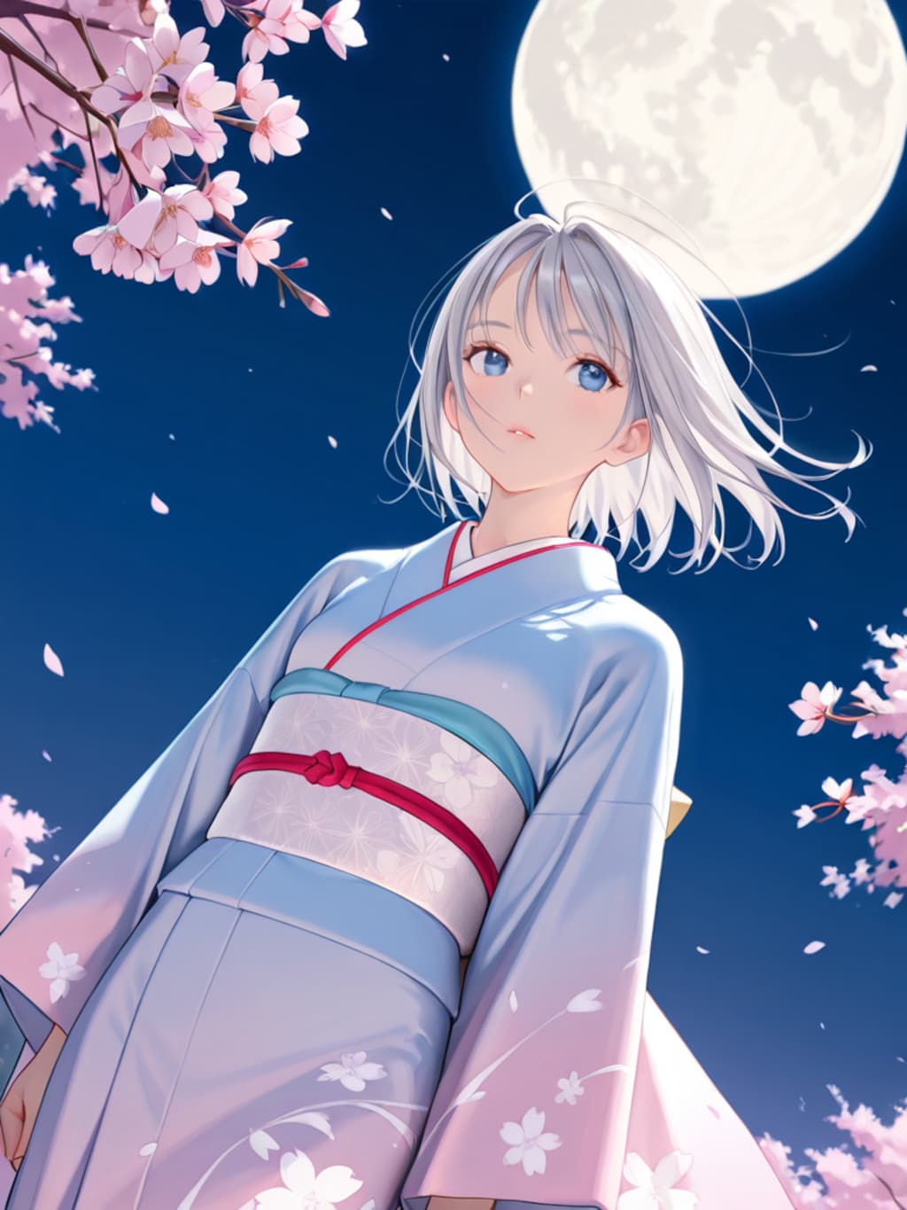 夜桜