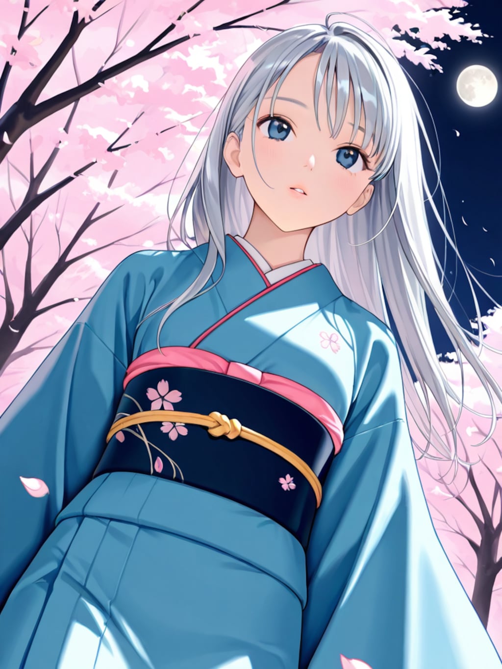 夜桜