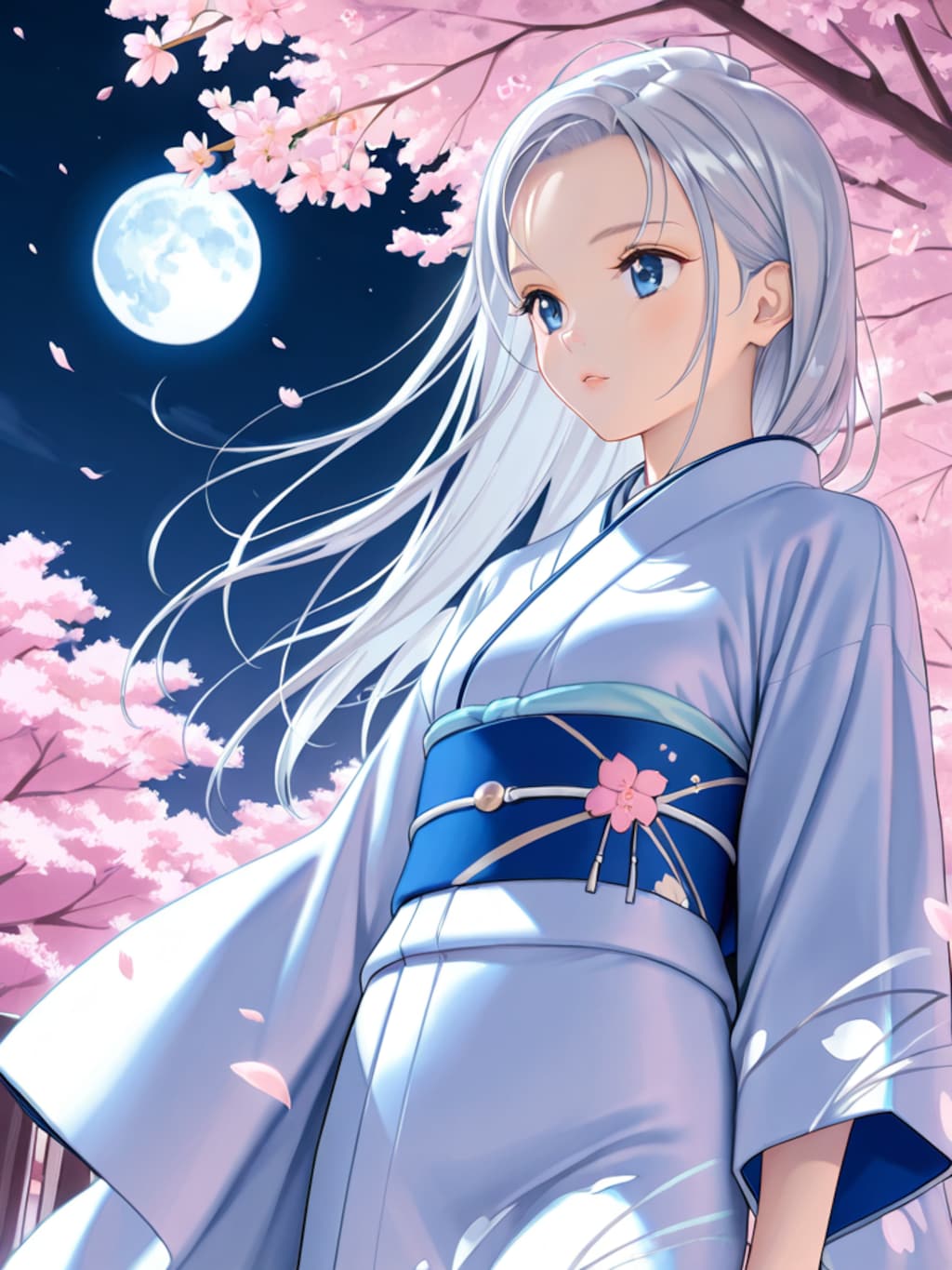 夜桜