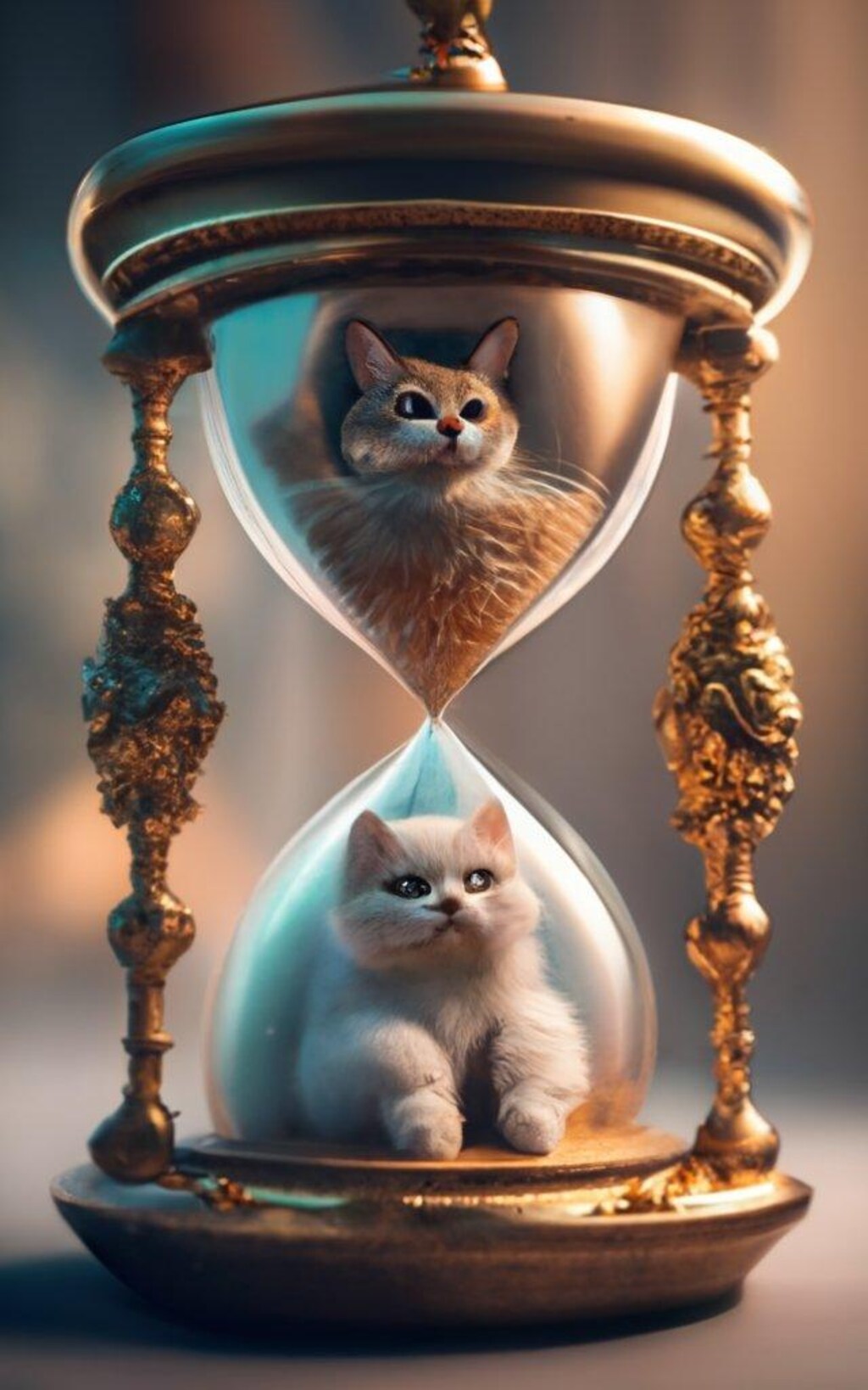 時の魔法にかけられた猫