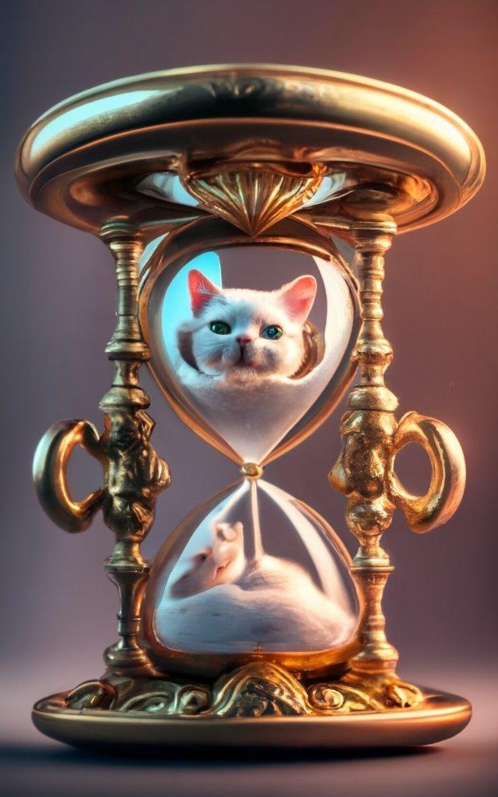 時の魔法にかけられた猫