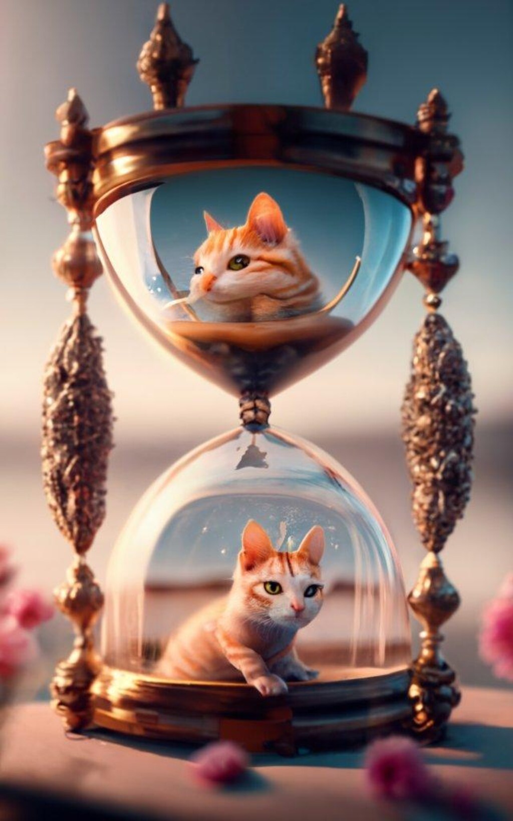 時の魔法にかけられた猫