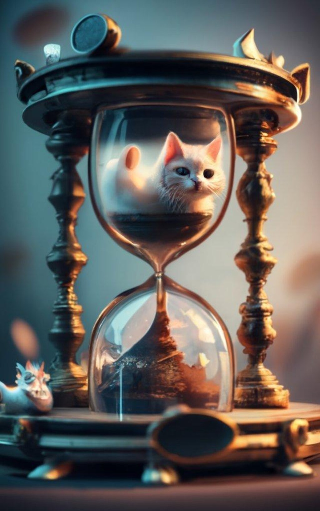 時の魔法にかけられた猫