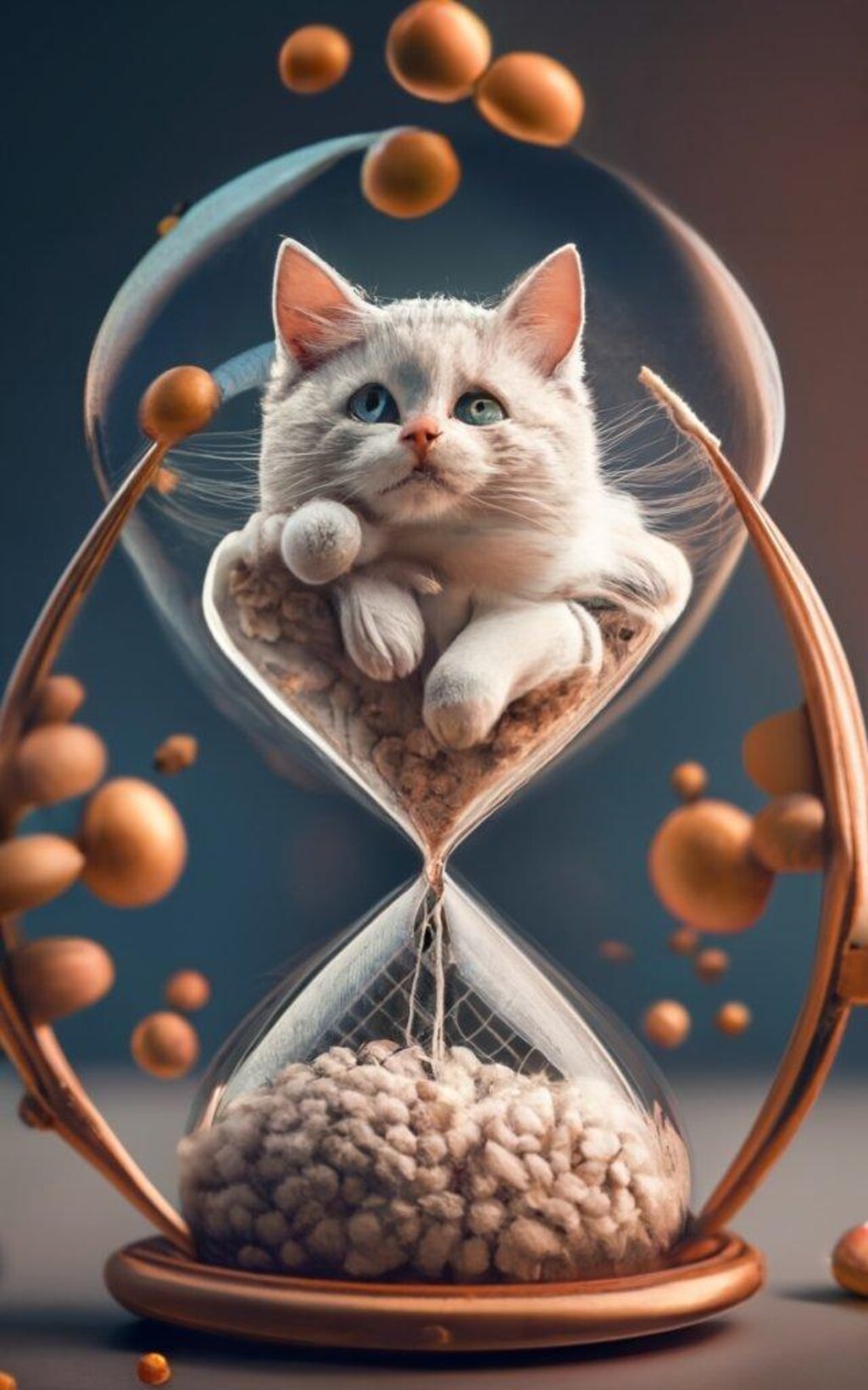 時の魔法にかけられた猫