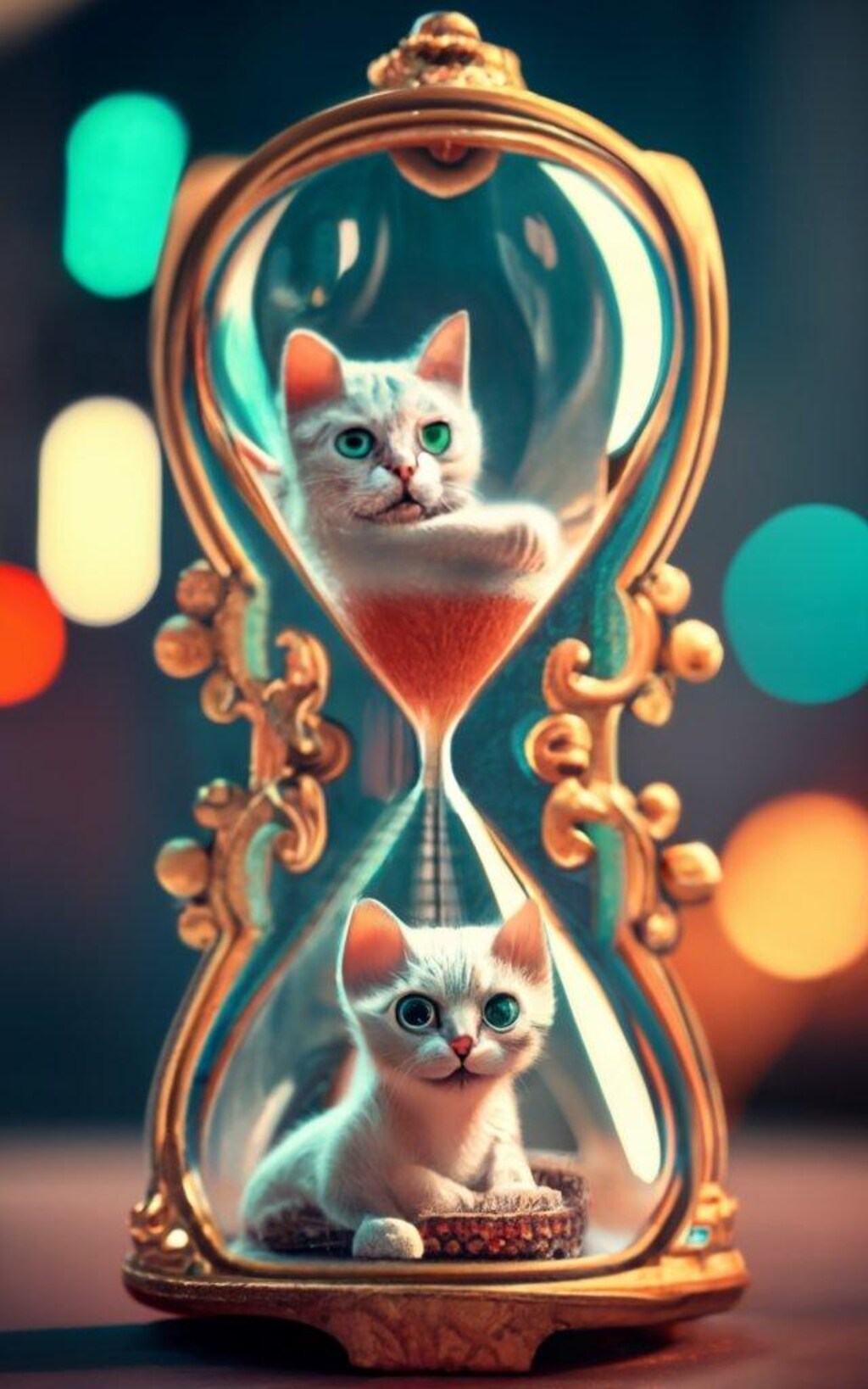 時の魔法にかけられた猫