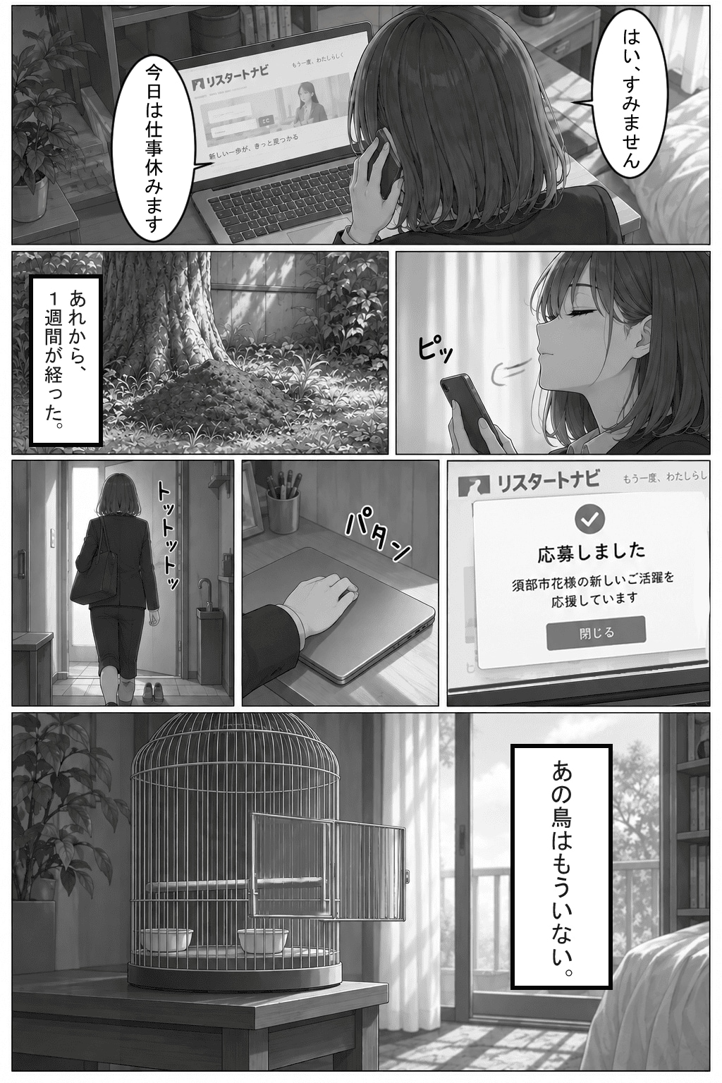鳥が死んだ日【日常ドラマ短編】