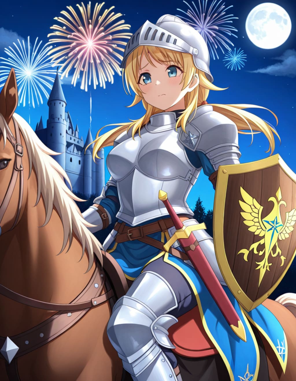 騎士装備の八宮めぐる