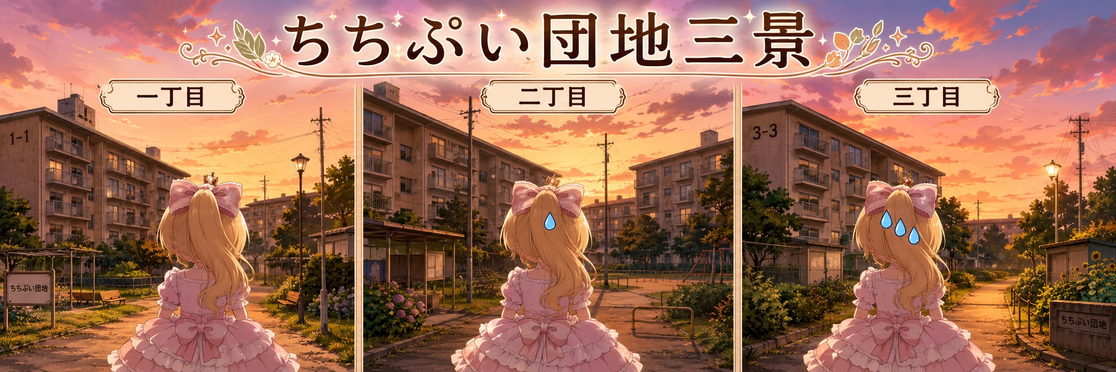 ちちぷい団地三景