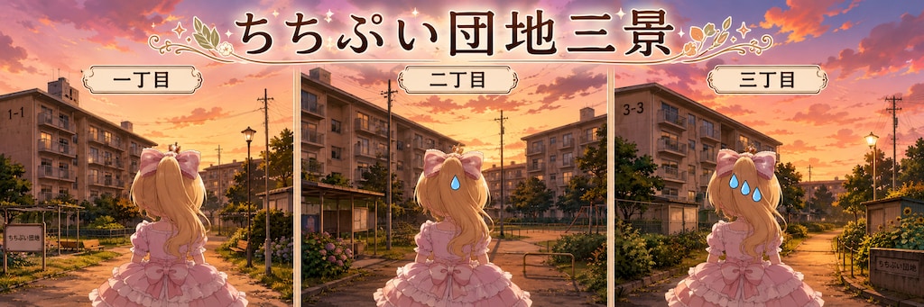 ちちぷい団地三景