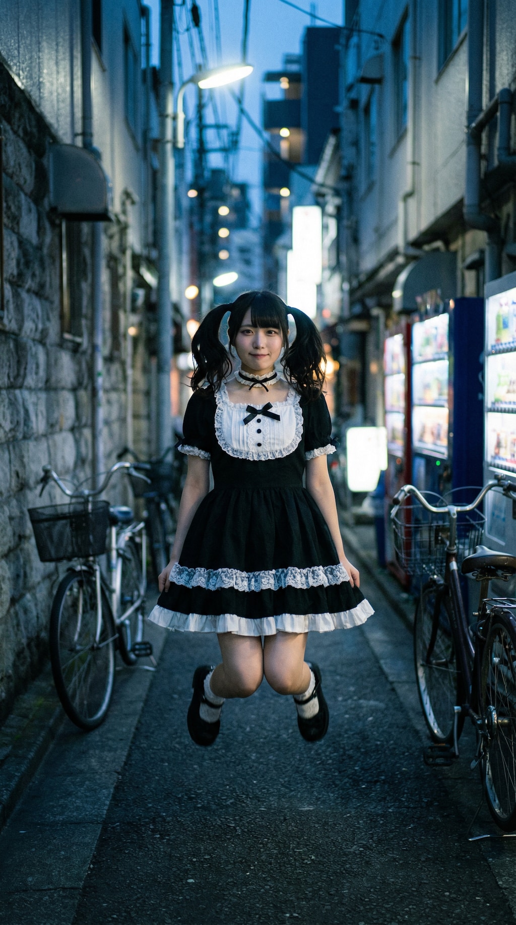 Leap of the Twin Tails