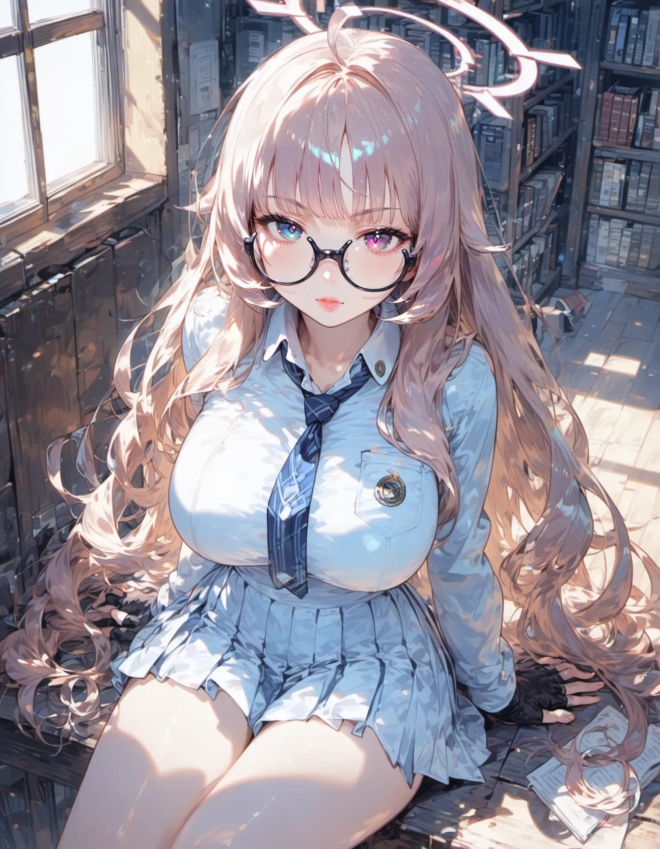 Angel in the Archives | の人気AIイラスト・グラビア