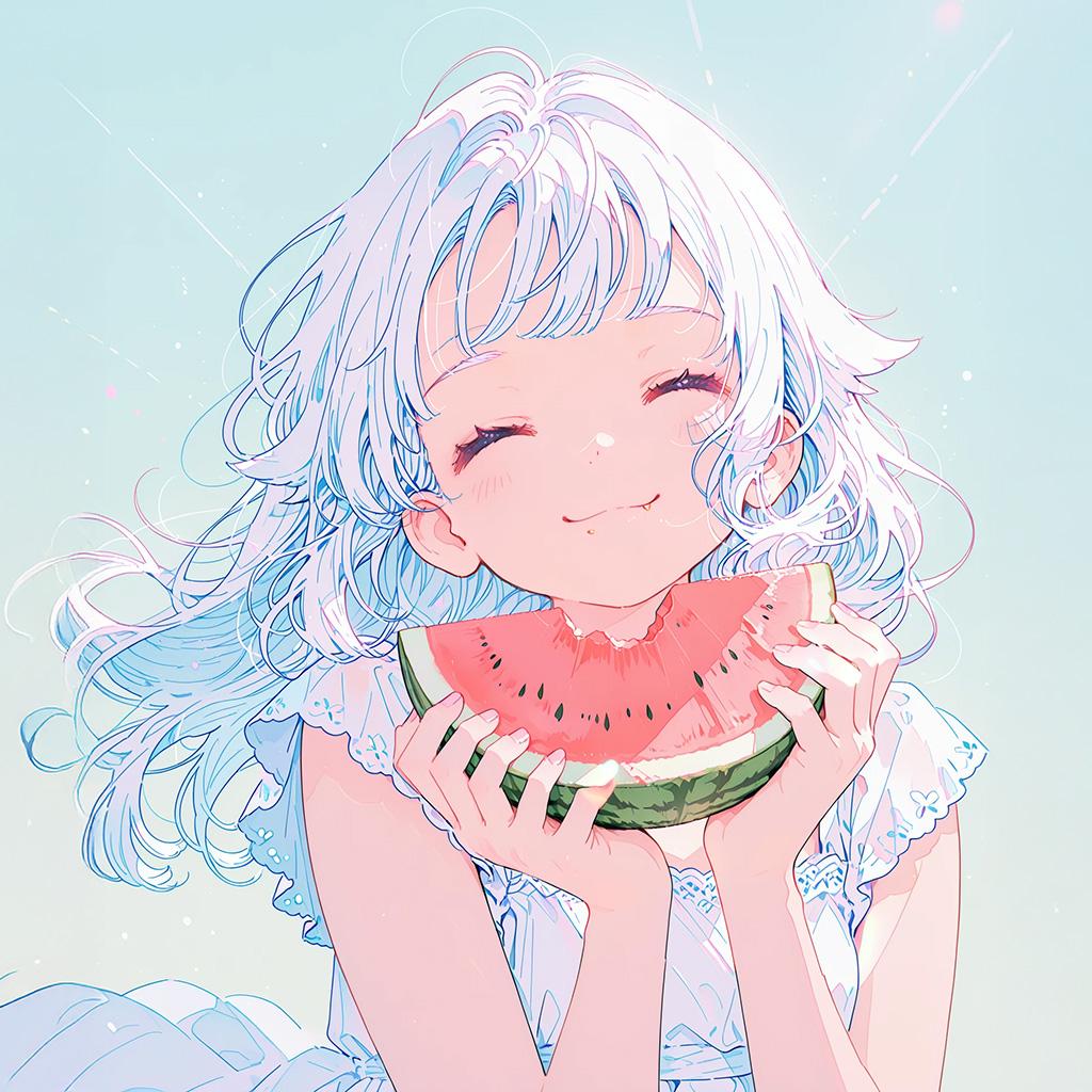 スイカ | の人気AIイラスト・グラビア