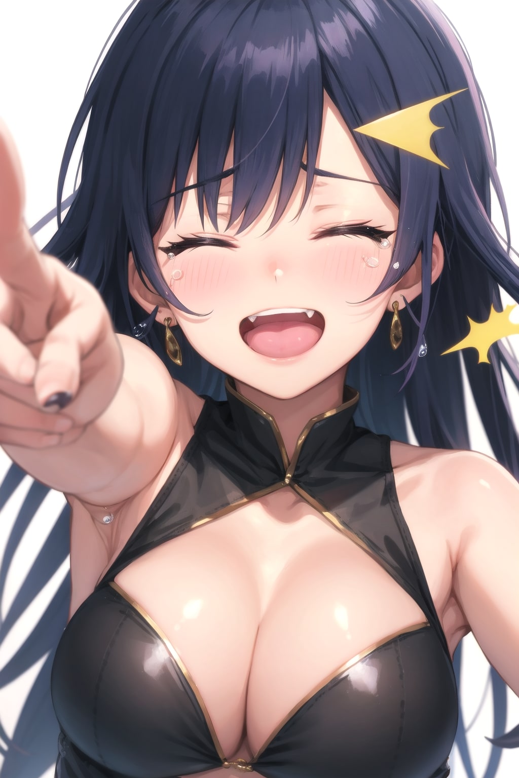 人を指差すんじゃない！