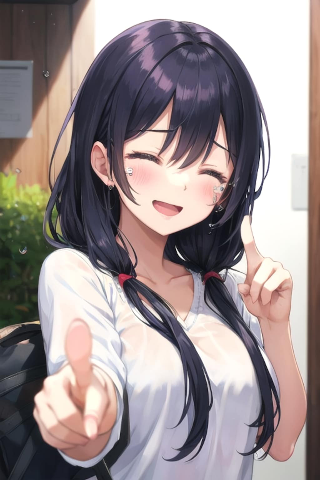 人を指差すんじゃない！