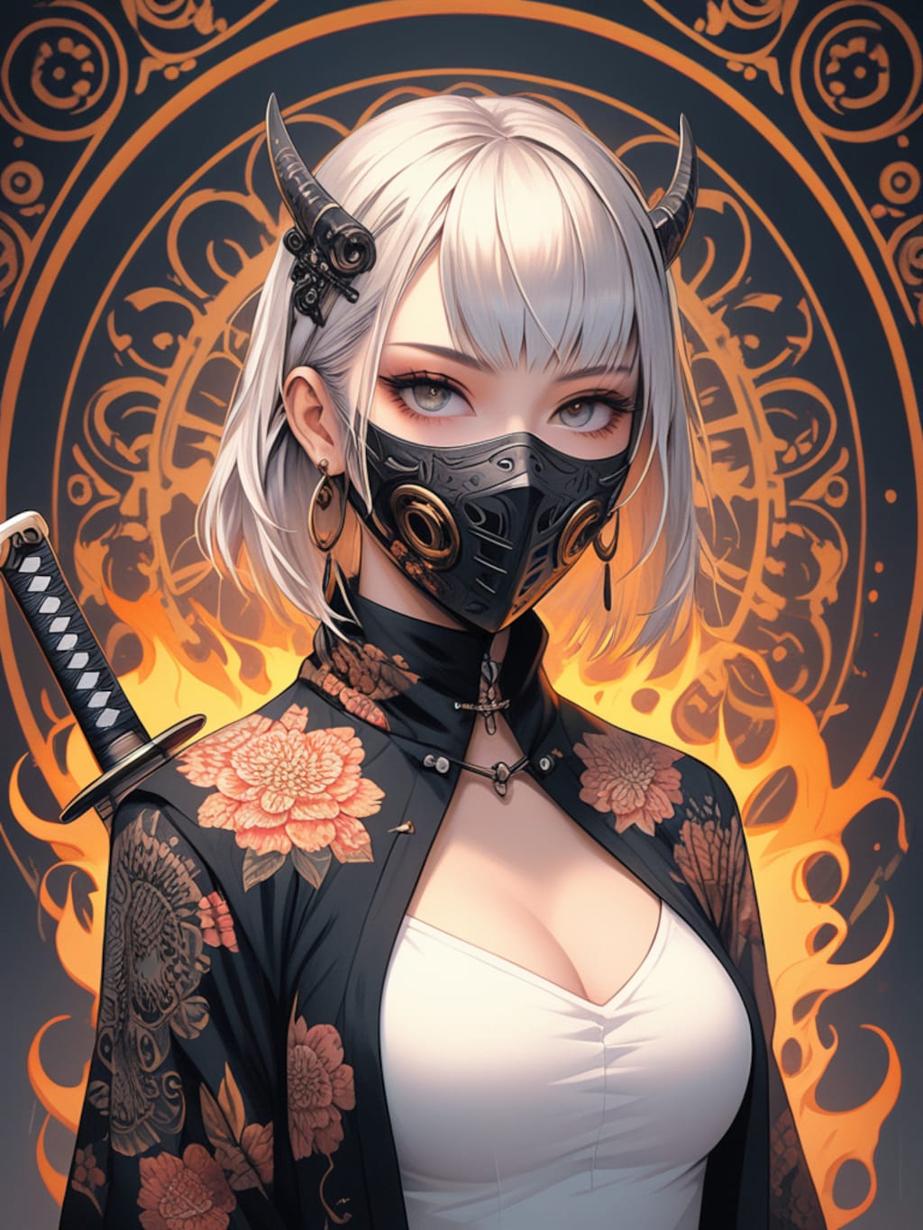 cyber ninja Kunoichi