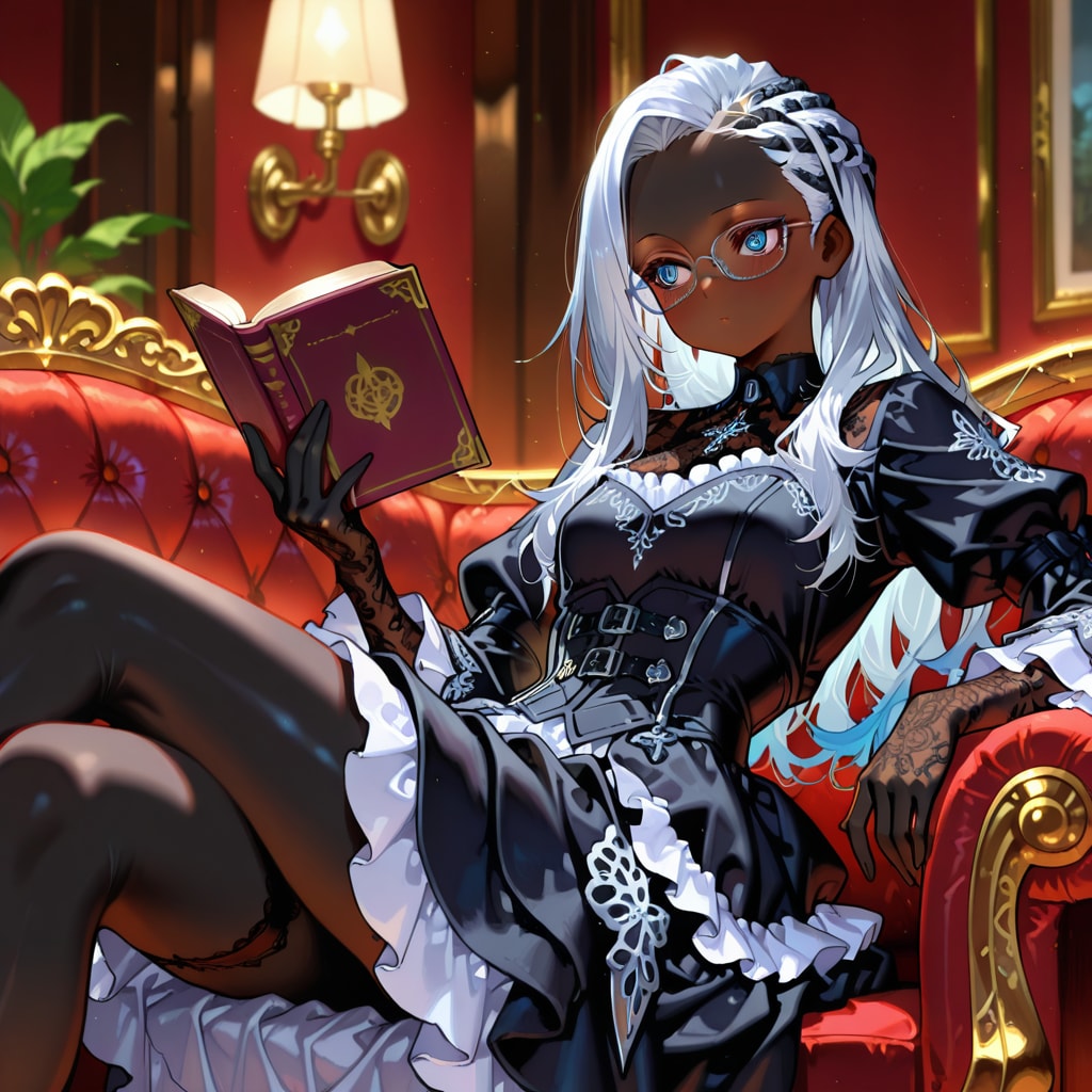 黒肌ゴシックドレスちゃん