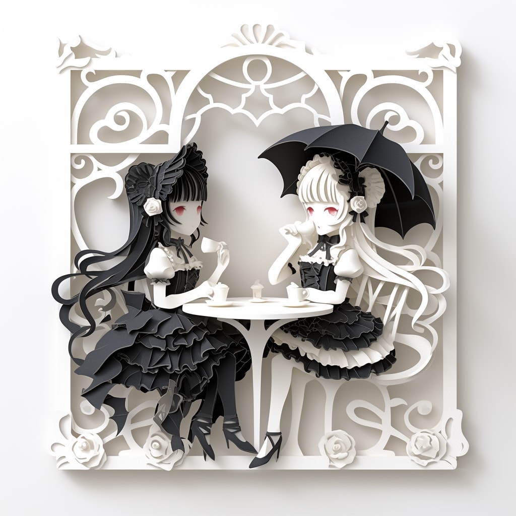 お茶会（ペーパークラフト編）