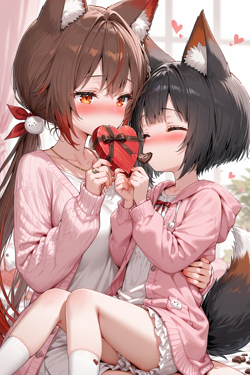 ネコミミオヤコ | の人気AIイラスト・グラビア