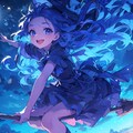 夜空を駆ける魔女 9枚目