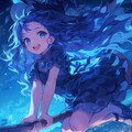 夜空を駆ける魔女 2枚目