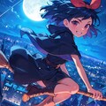 夜空を駆ける魔女 6枚目