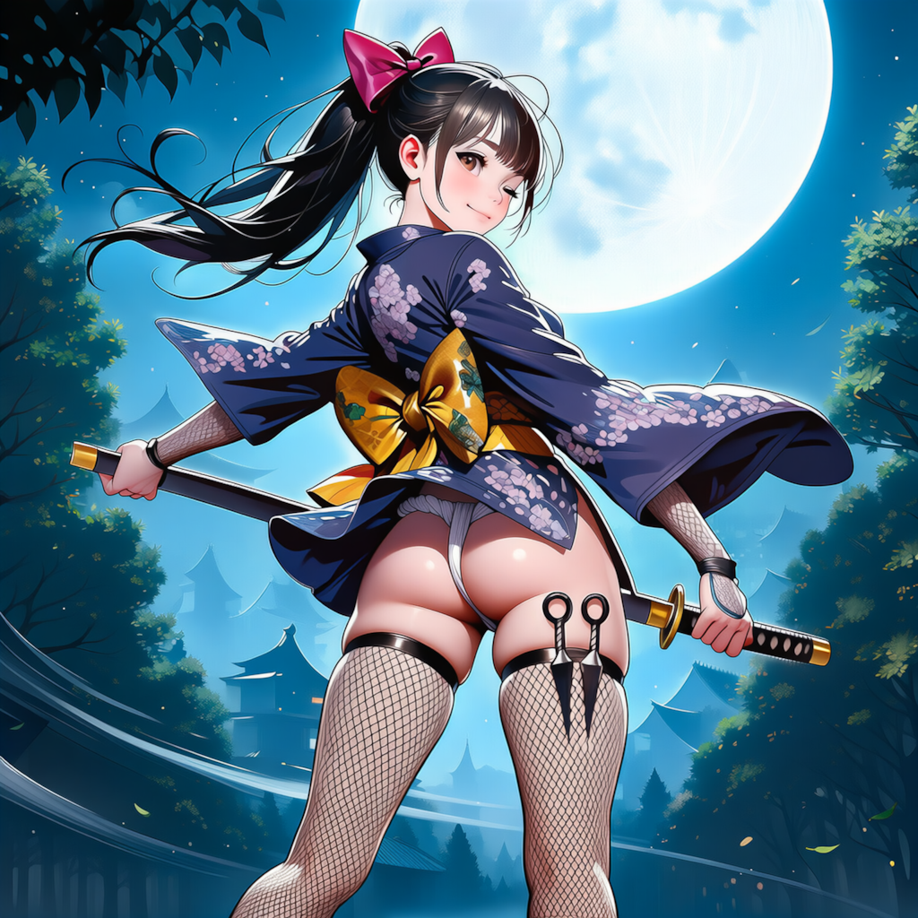 アクション くノ一