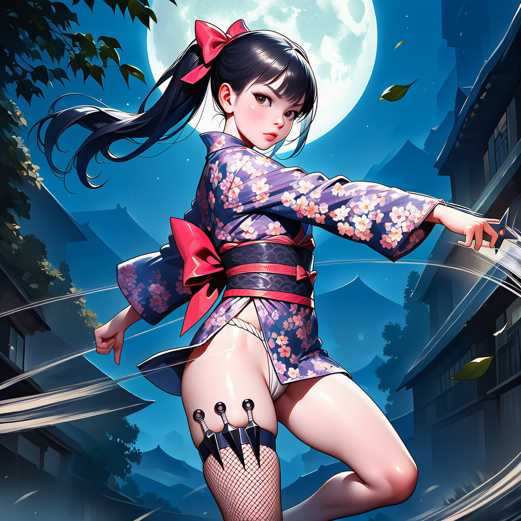 アクション くノ一