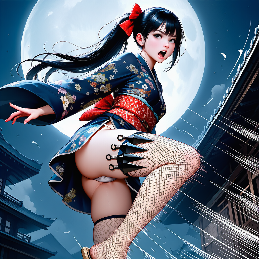 アクション くノ一