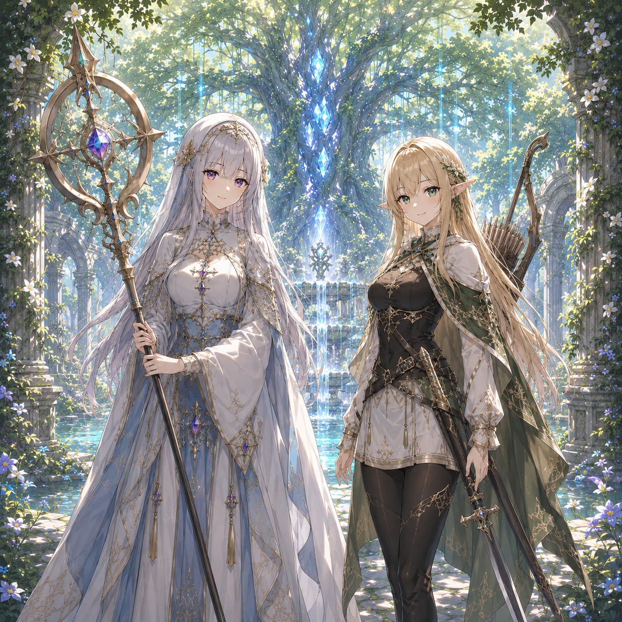 聖女とエルフ