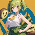キウイとセミロングな女の子！！（12枚） 7枚目