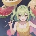 キウイとセミロングな女の子！！（12枚） 3枚目