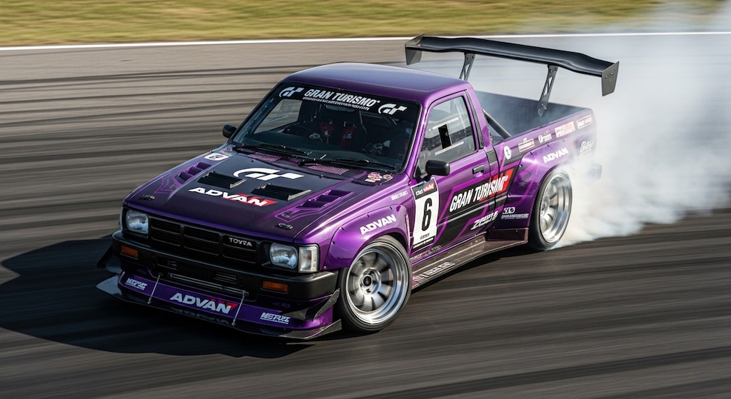 グランツーリスモハイラックストラックのドリ車