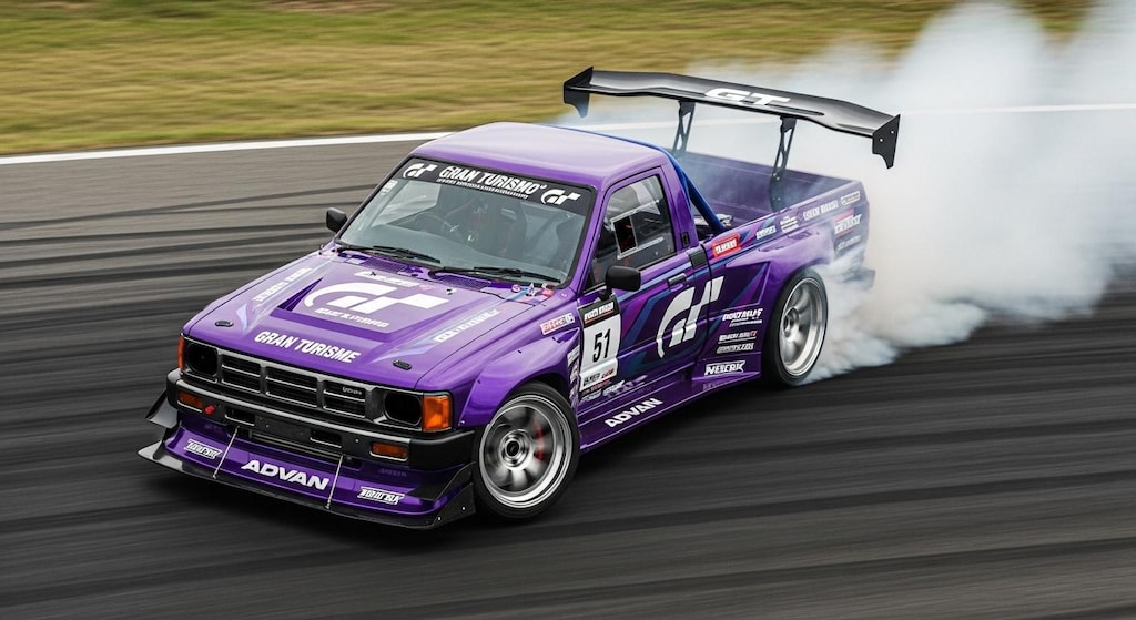 グランツーリスモハイラックストラックのドリ車