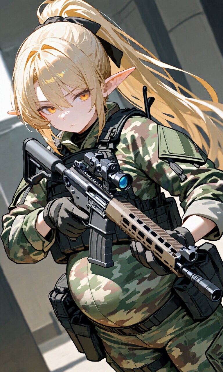 異世界ミリタリー妊婦シリーズその１４５ | の人気AIイラスト・グラビア