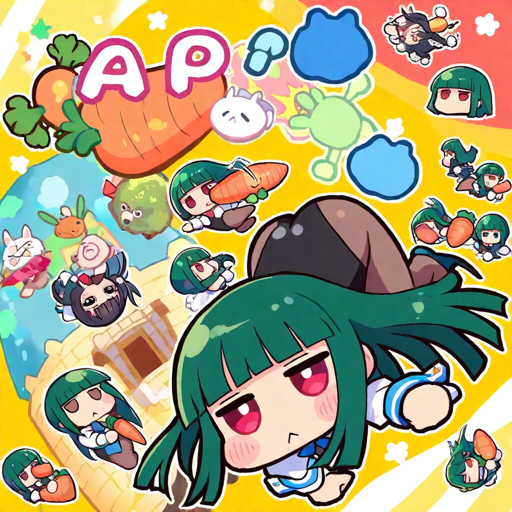 バニーガールの緑髪ちゃん