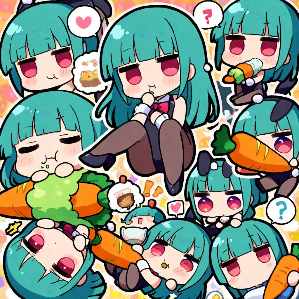 バニーガールの緑髪ちゃん