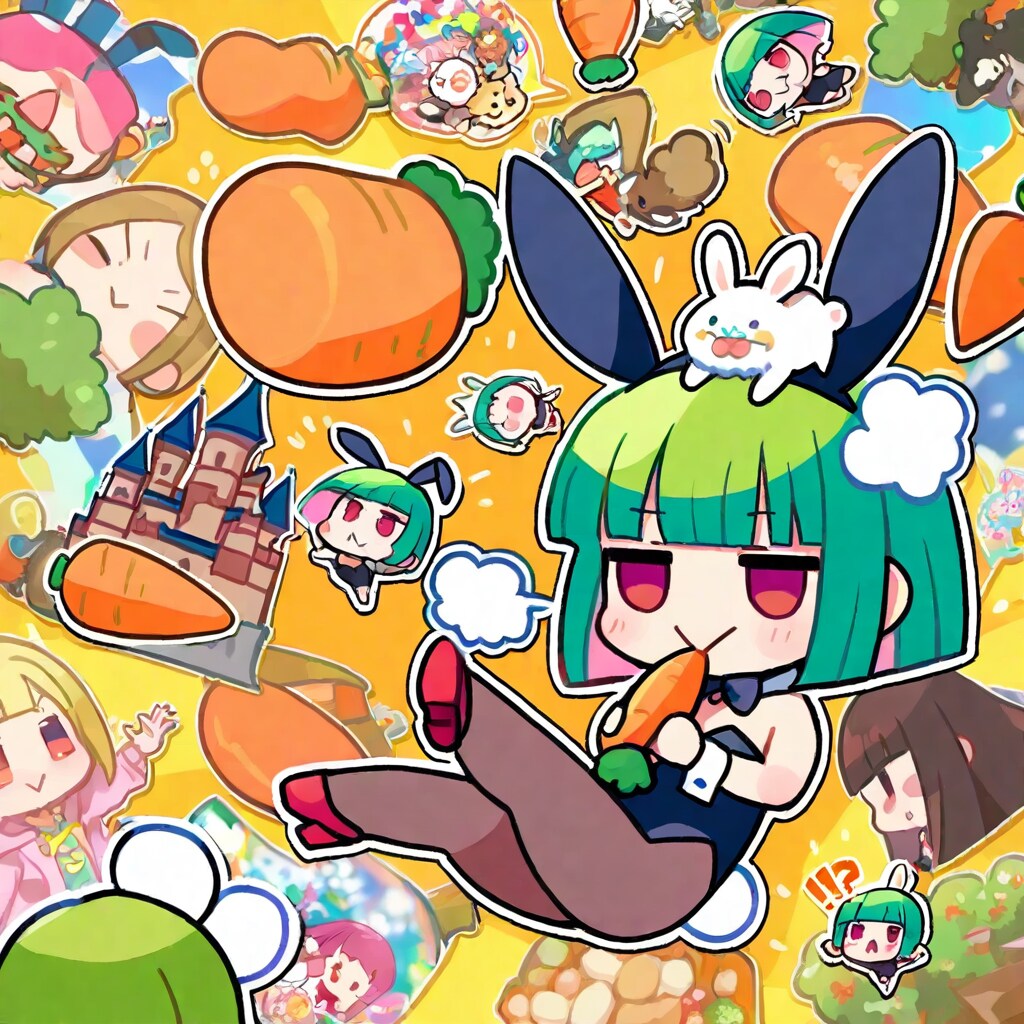 バニーガールの緑髪ちゃん | の人気AIイラスト・グラビア