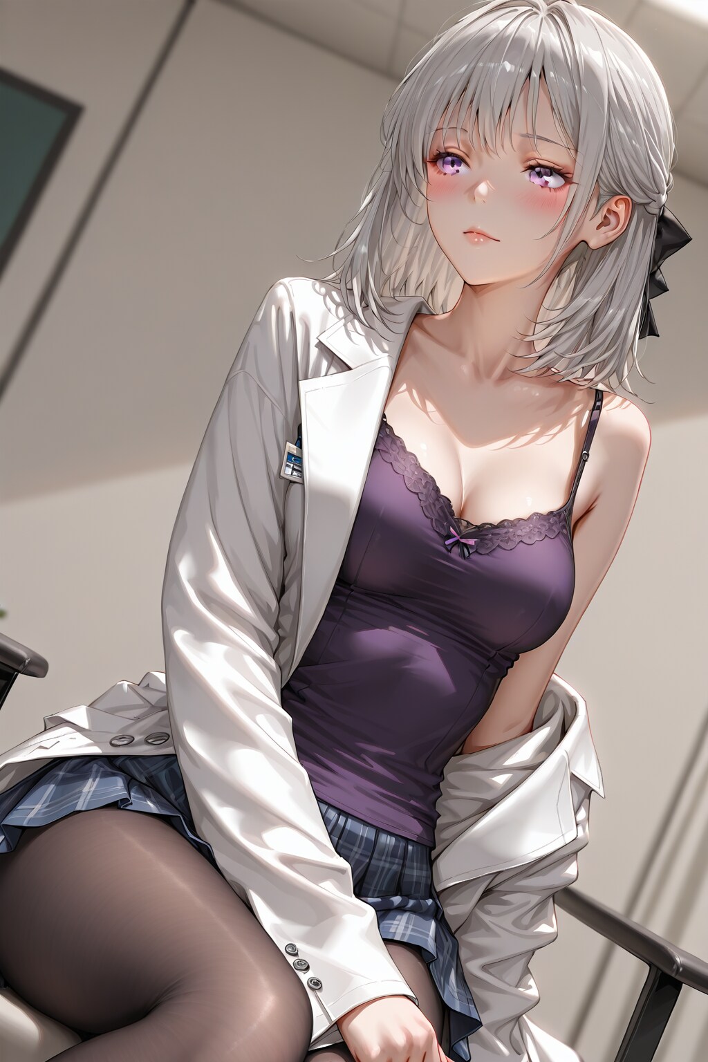 (1347)銀髪ちゃん女医REALver