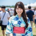 スイカと浴衣のお姉さん 7枚目