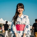 スイカと浴衣のお姉さん 5枚目
