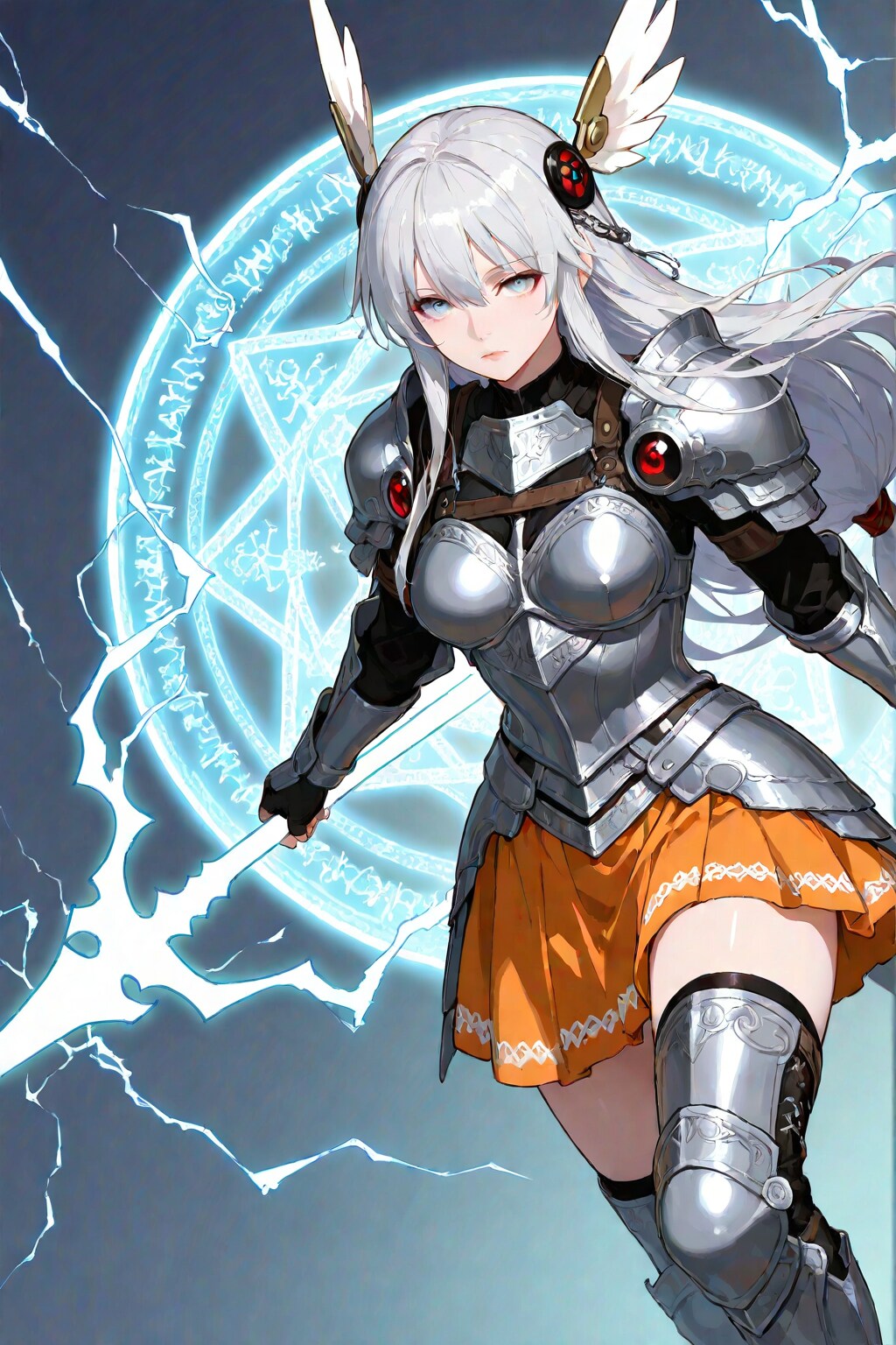 雷槍を手にしたヴァルキリー | の人気AIイラスト・グラビア