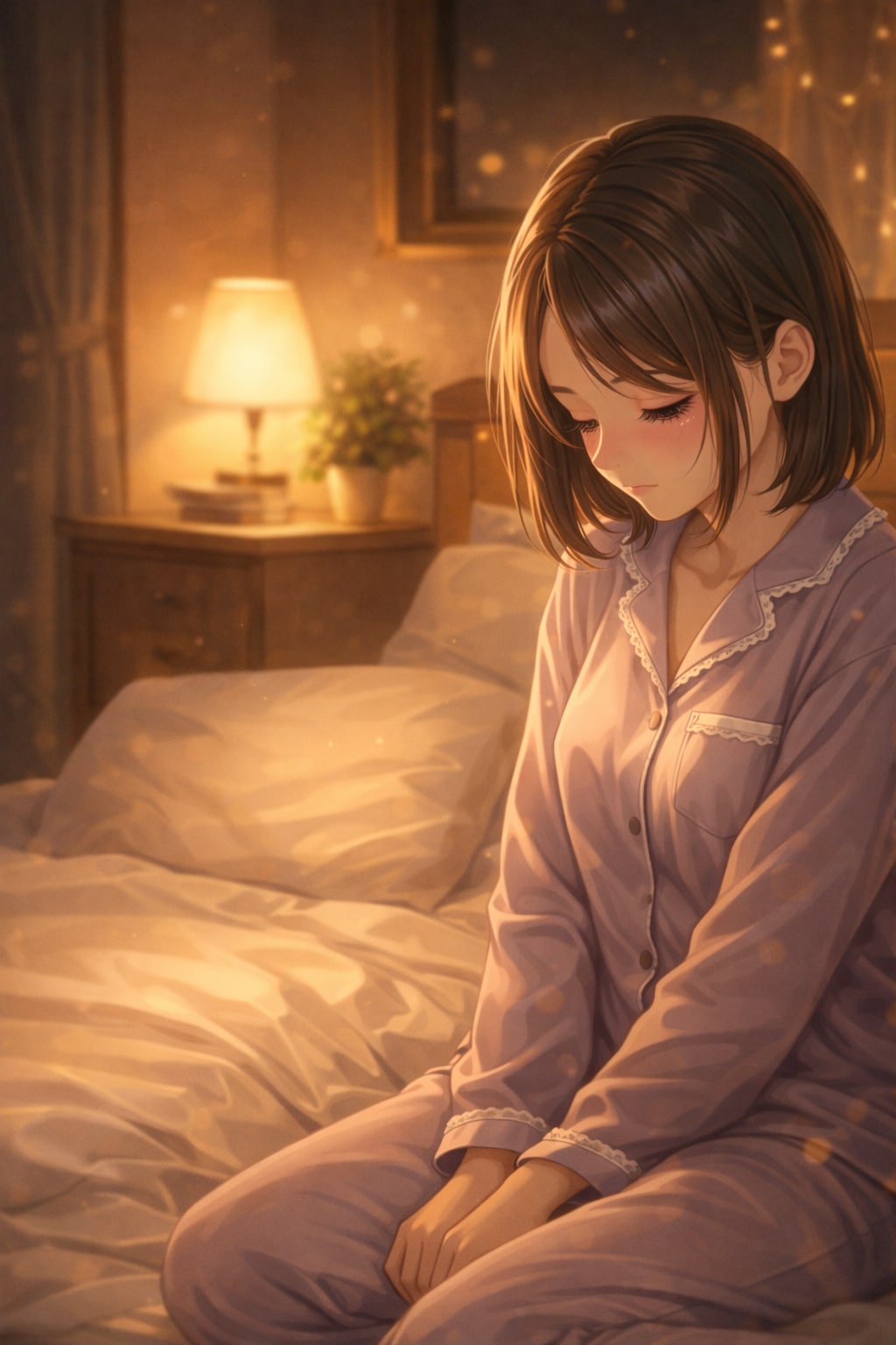 「デート(*´ω`*)」企画記念イラスト“A cozy night in