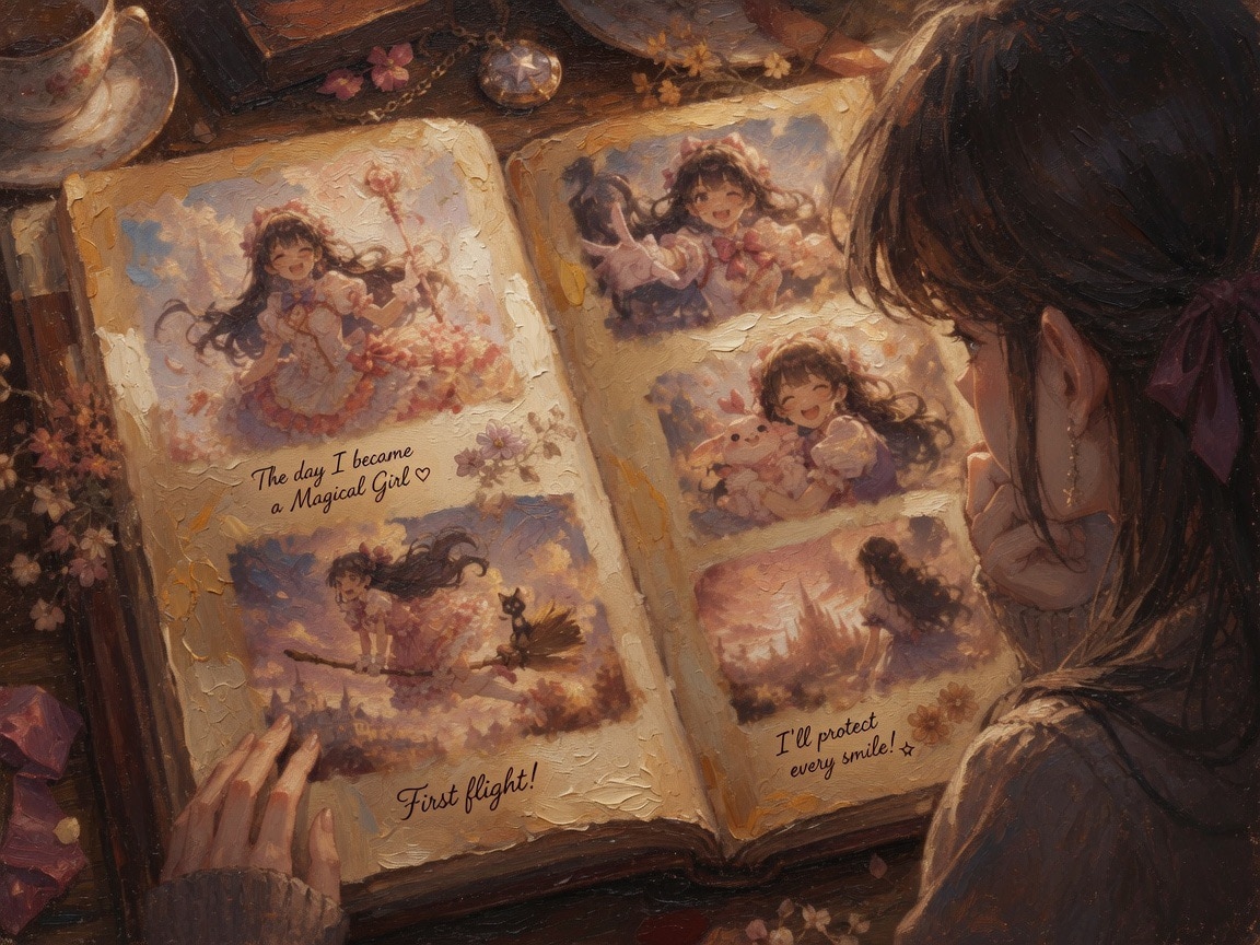 アルバムの中だけにいる自分 | の人気AIイラスト・グラビア