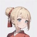 金髪和服娘 4枚目